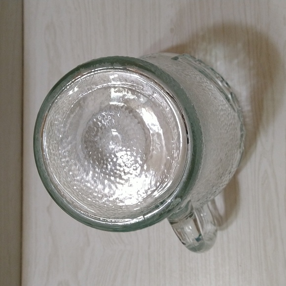 Vintage 64 oz. Coca Cola Clear Glass Pitcher Coke Fluted Ice Spout - Picture 4 of 6